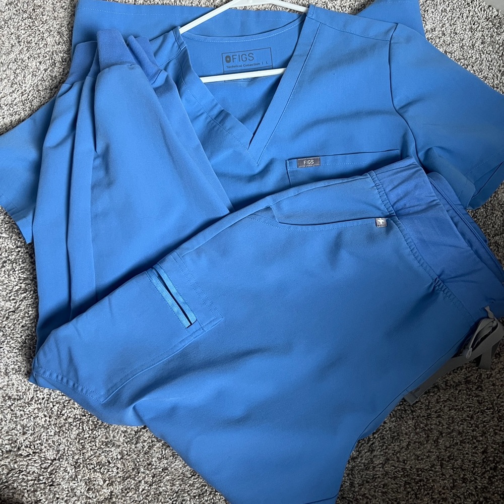 Figs ceil blue set